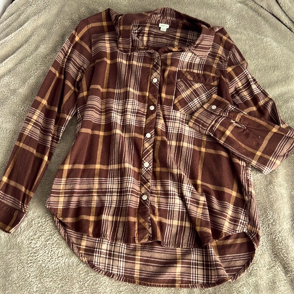 AERIE | brown, soft, flannel. NWOT. Perfect condition.